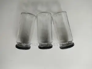 Set of 10 Spice Jar 250ml With Black Lids - 55mm by 130mm