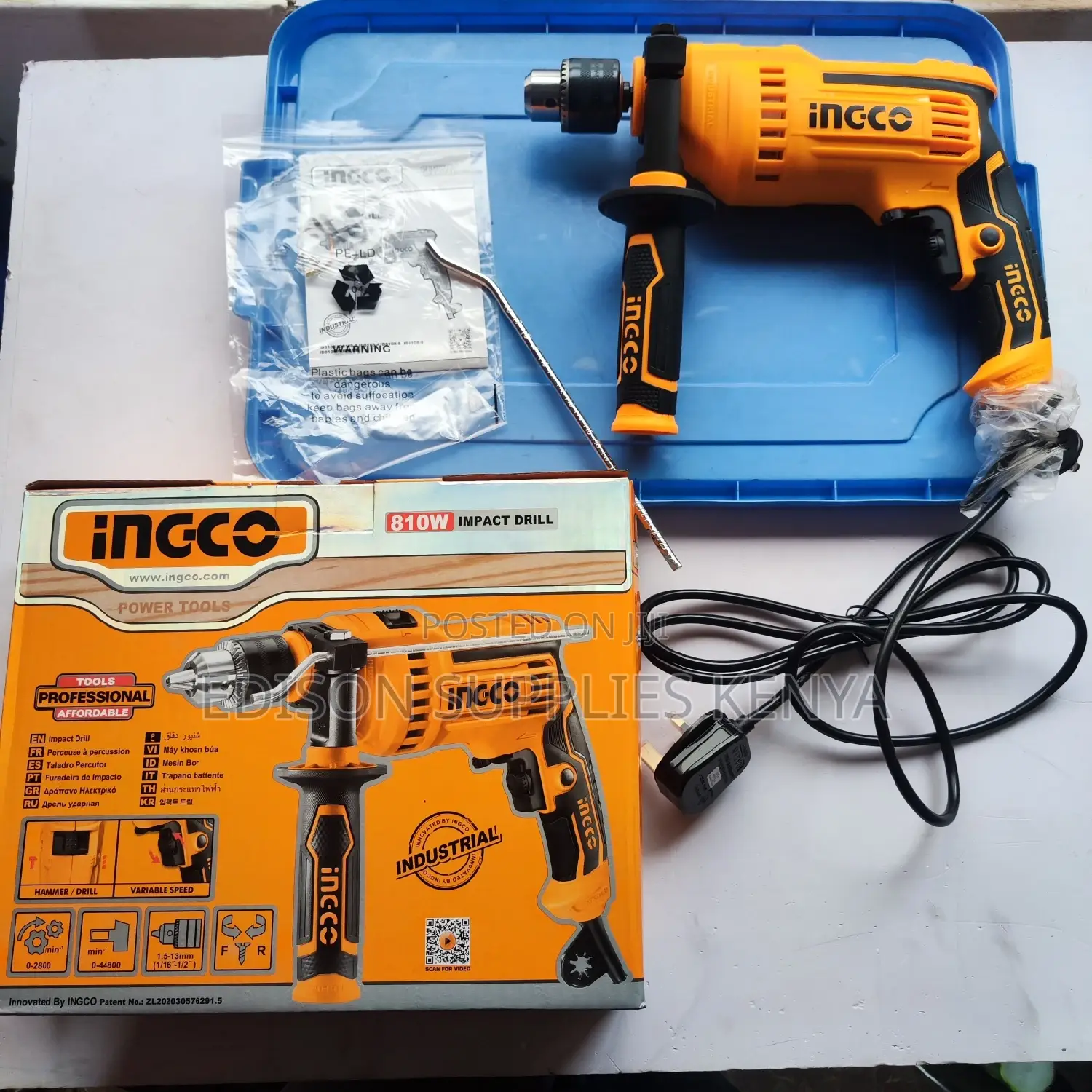 Drill Ingco Impact Drill 810 Watts Hammer Drills