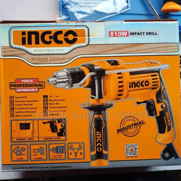 Drill Ingco Impact Drill 810 Watts Hammer Drills - thumbnail 4