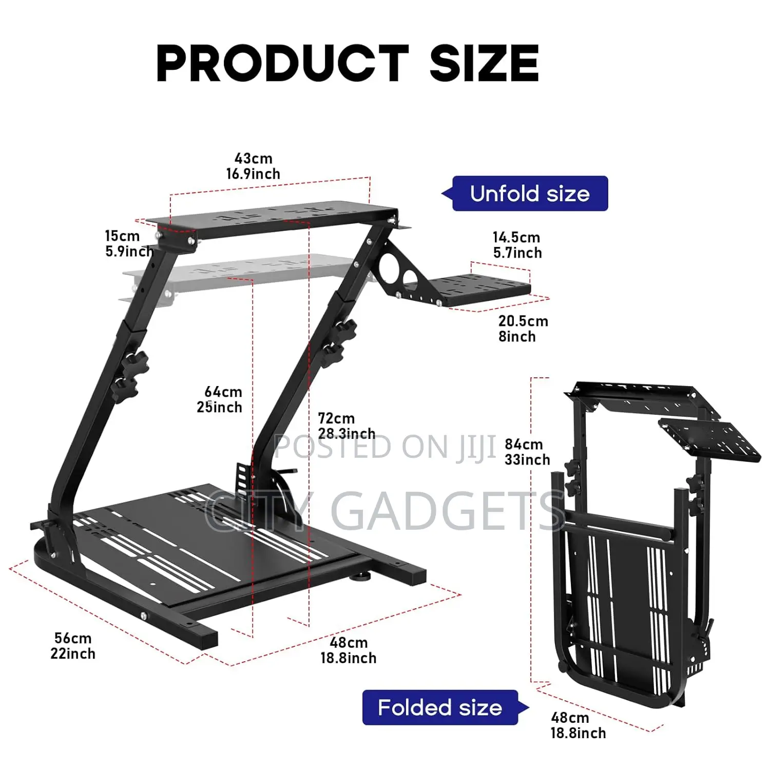 Racing Wheel Stand Simulator Steering Stand Wheel Stand
