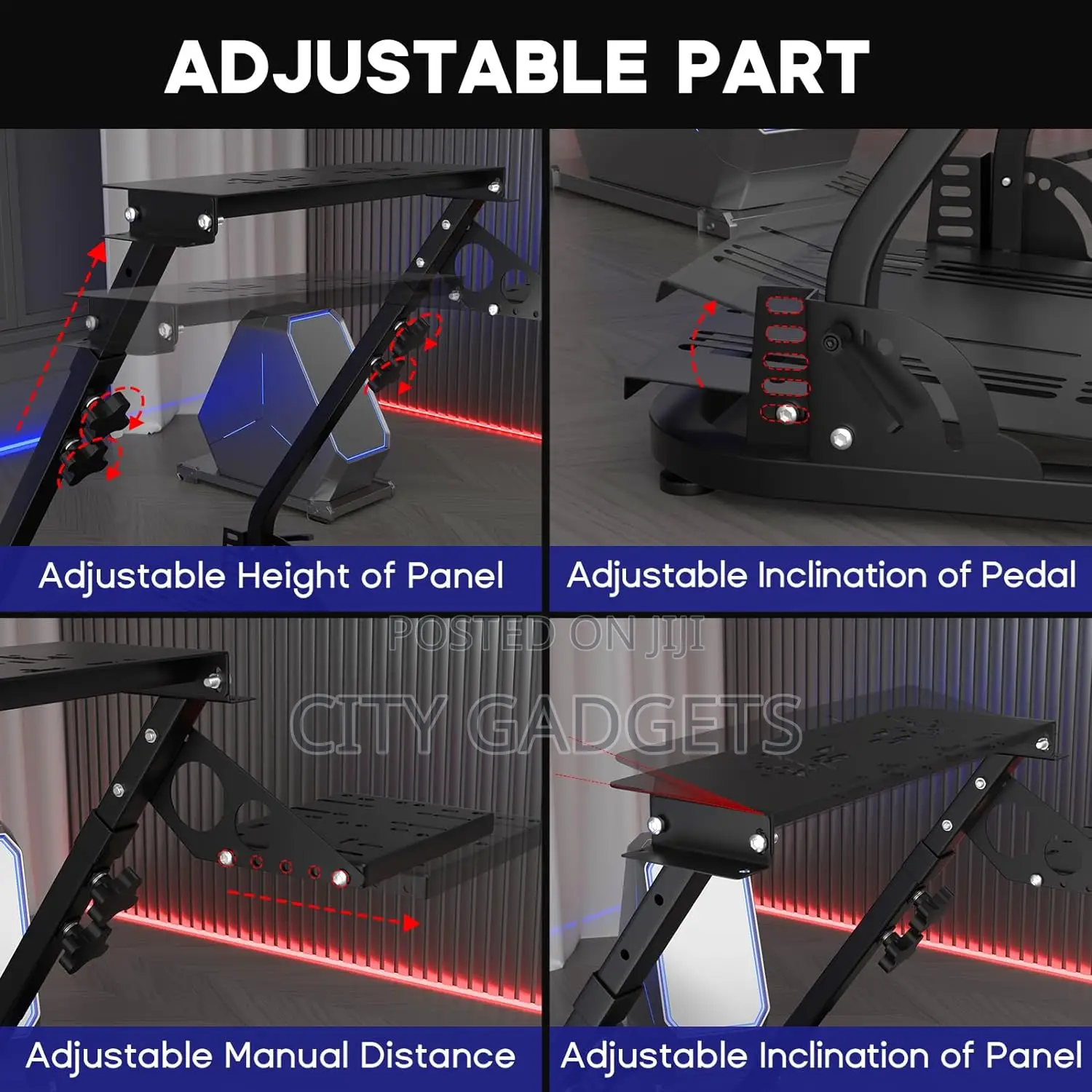 Racing Wheel Stand Simulator Steering Stand Wheel Stand