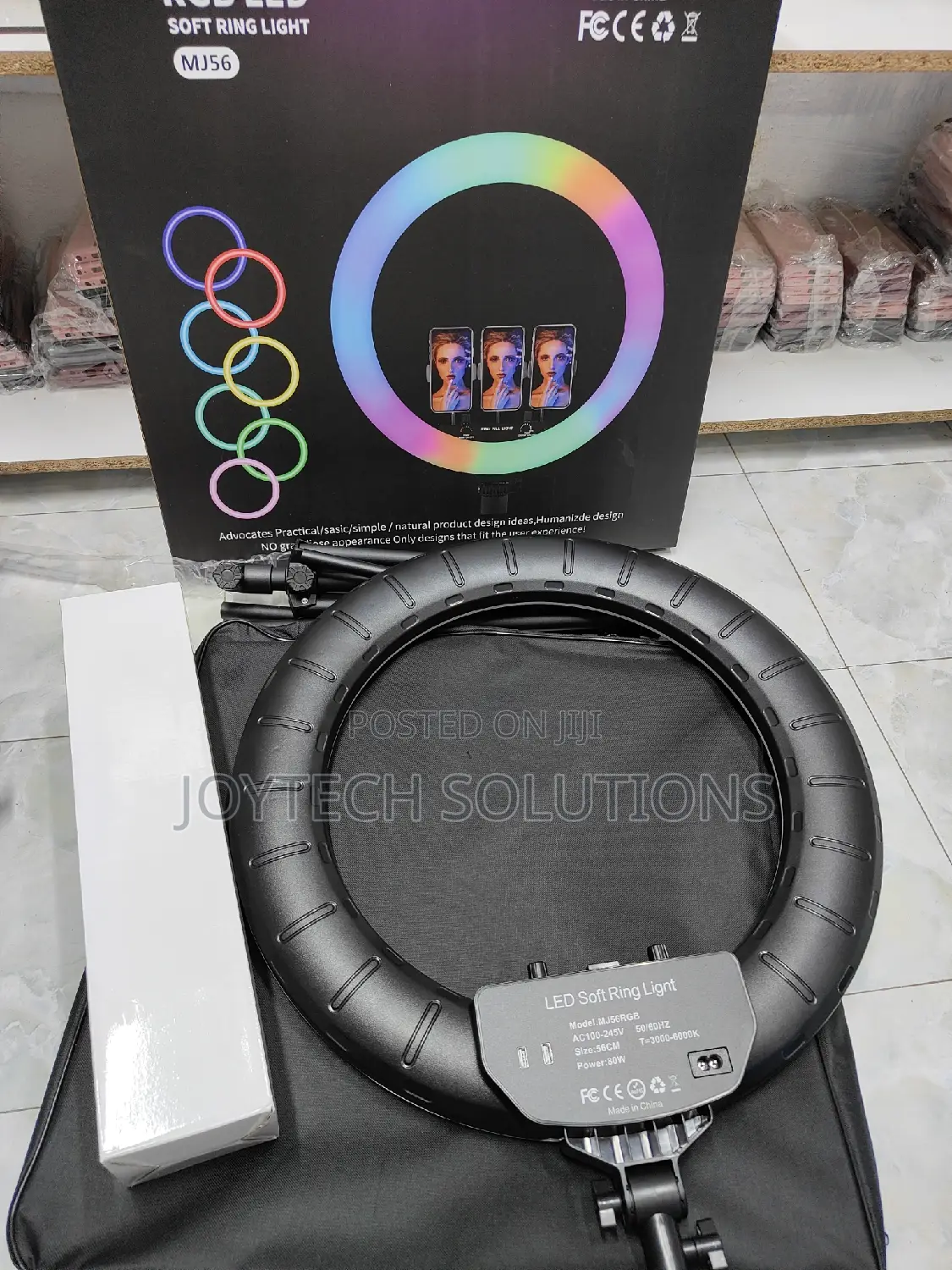 22- Inch Ring Light . Multiple Colours With Strong Tripod.