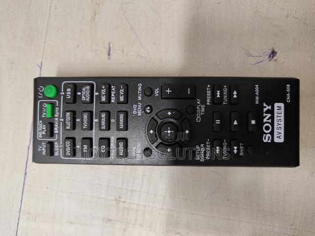 Sony Remote for Av System. - main view