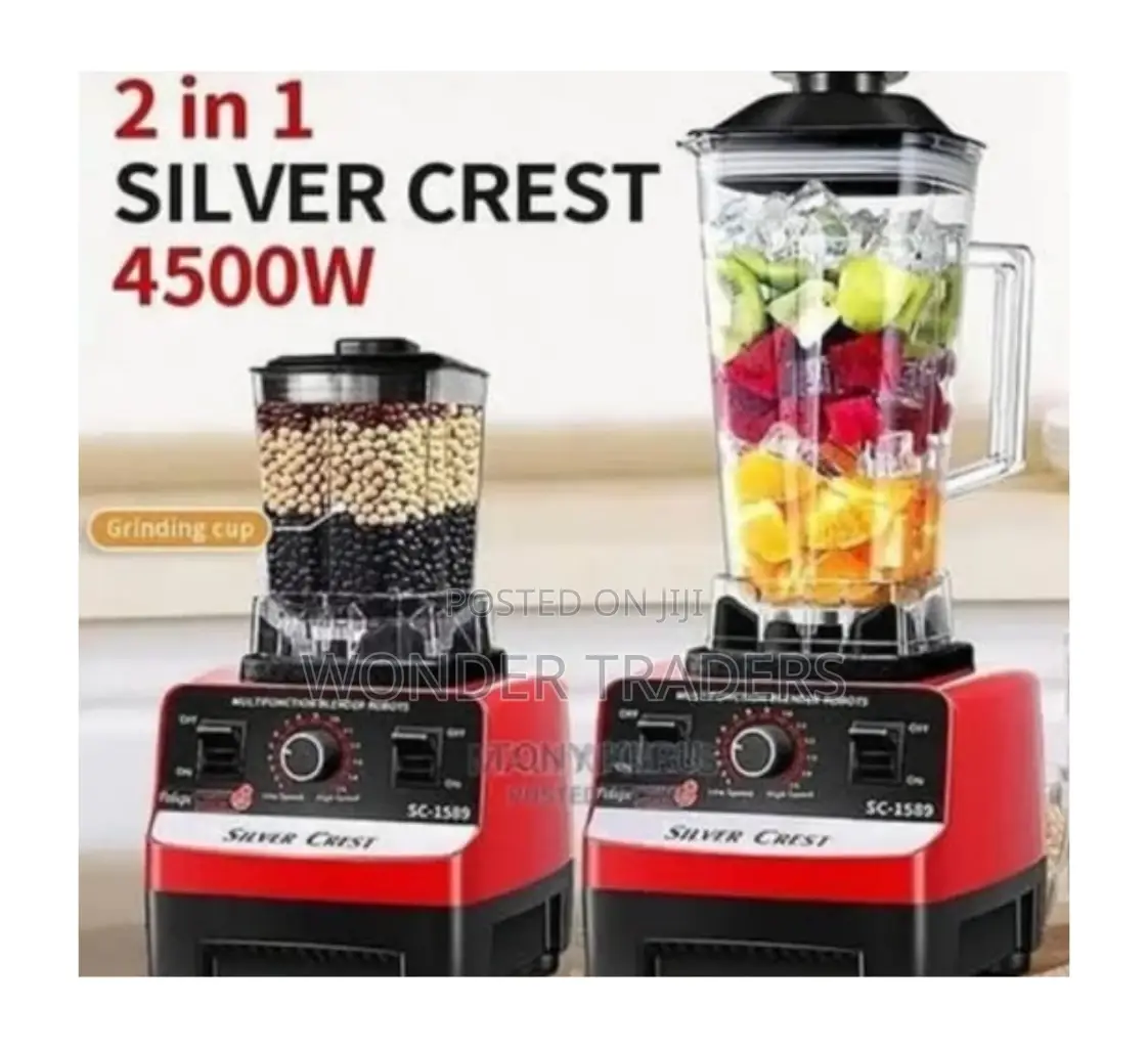 Commercial 2in1 Silver Krest Blender