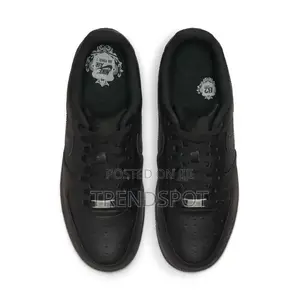 Unisex Black Air Force Shoes