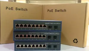 8 Gigabit Poe CCTV Switch With 2SFP Fibre Ports 1000mbps