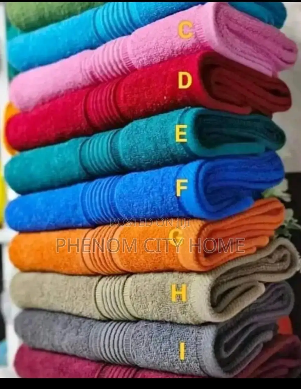 Prestige Large Coloured Towels