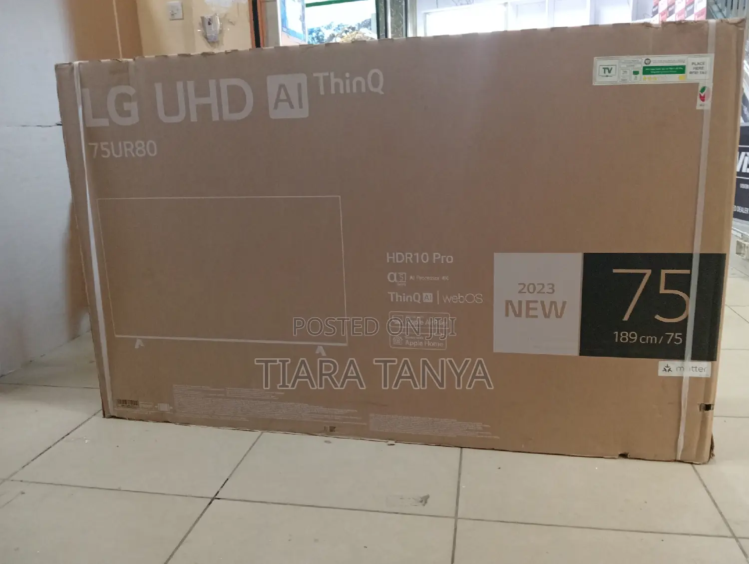 LG 75" Smart Uhd Ur80 LED TV