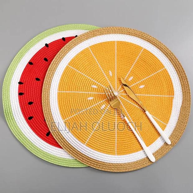 6pcs Fruit Shape Table Mats - main view