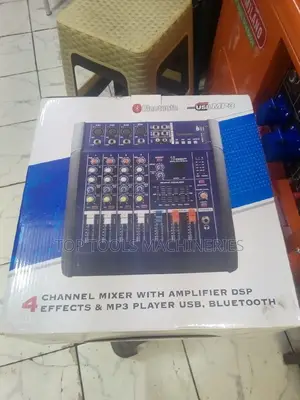 Audio Mixer 4 Channel With Bluetooth