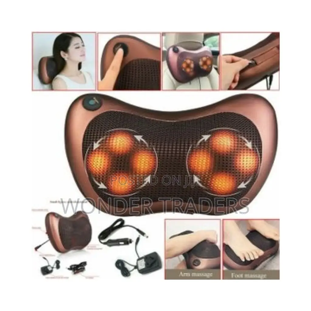 Car and Home Massage Pillow Kit, Neck and Cervical Pillow