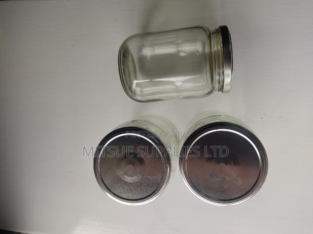 Set of 10 Mason/Glass Jars 720ml With Silver Lids- 82x132mm
