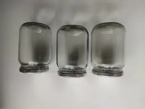 Set of 10 Mason/Glass Jars 720ml With Silver Lids- 82x132mm