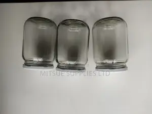 Set of 10 Mason/Glass Jars 720ml With White Lids- 82x132mm