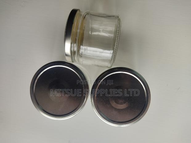 Set of 15 Mason/Glass Jars 330ml With Silver Lids- 82x75mm