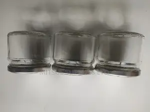 Set of 15 Mason/Glass Jars 330ml With Silver Lids- 82x75mm
