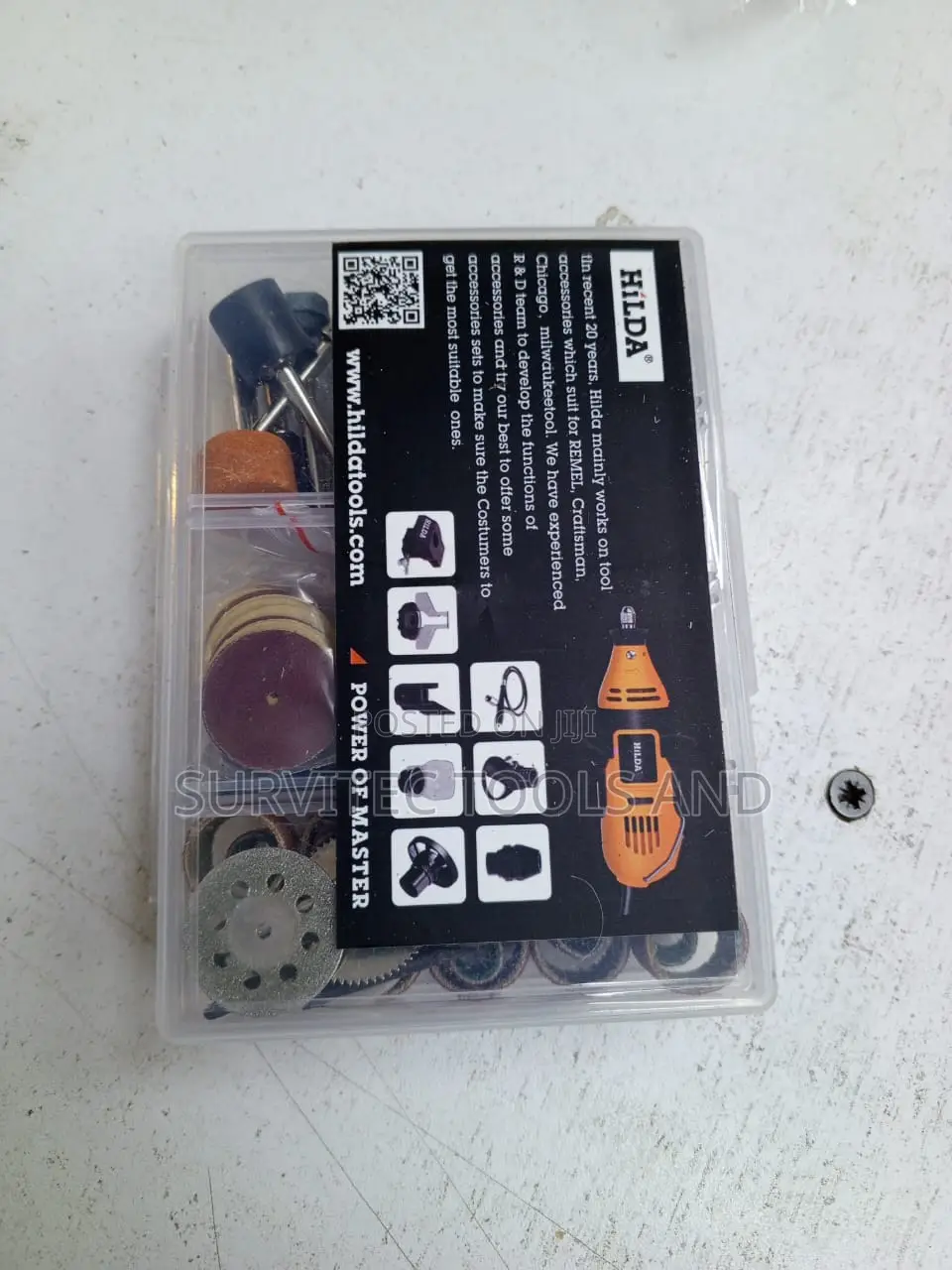 Hilda 92pc Wood Metal Engraving Electric Rotary Tool