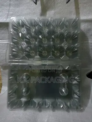 Clear Plastic Egg Trays 15 Holes