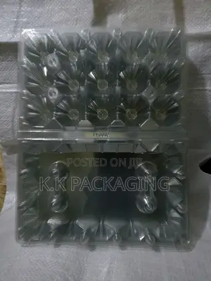 Clear Plastic Egg Trays 15 Holes