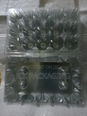 Clear Plastic Egg Trays 15 Holes