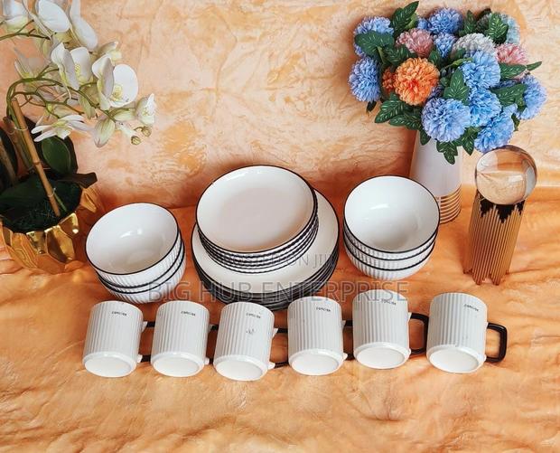 24pcs Japanese Dinner Set Ceramic Material - main view