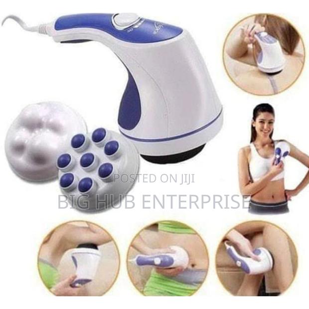 Relax Tone Spin Full Body Massager - Blue/White - thumbnail 3
