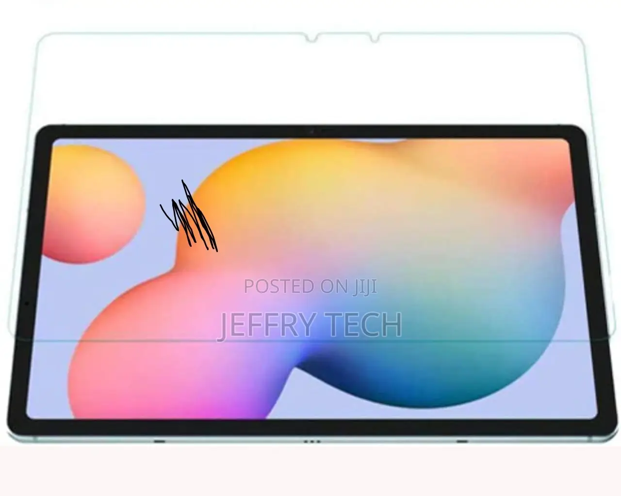 Samsung Tab S8 Ultra Glass Screen Protector Clear Flat Glass