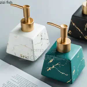 Marble Ceramic Soap Dispenser
