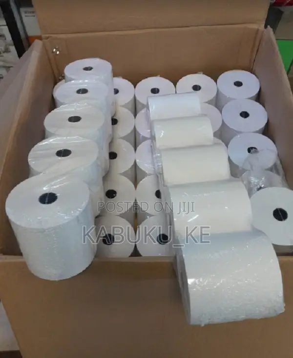 80mm X 80mm Thermal Paper Roll 50 PCS Pack