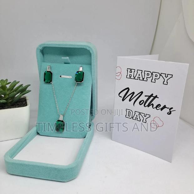 Mother's Day Necklace Earrings Gift Set