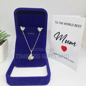 Silver Necklace Earrings Gift Set - thumbnail 2