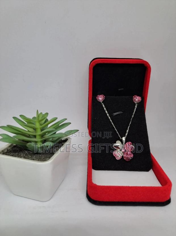 Good Luck Necklace Earrings Gift Set - main view