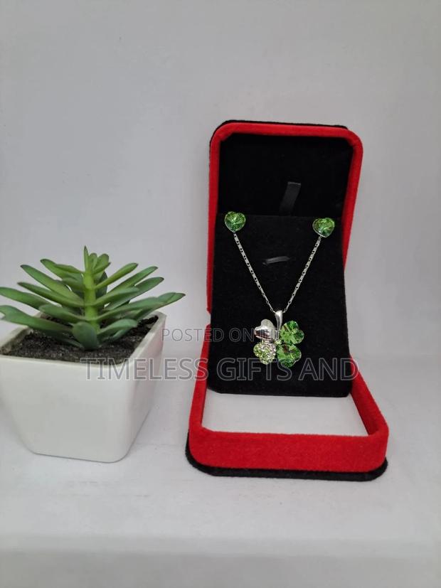 Good Luck Necklace Earrings Gift Set