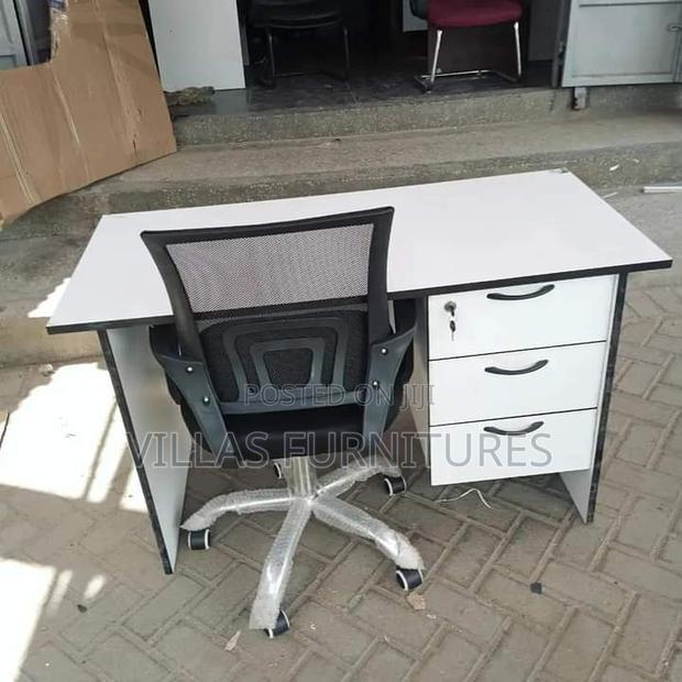 Office Chair and Office Desk