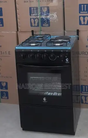 50×55 Euroken 3+1 Standing Cooker With Electric Oven Cooker
