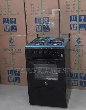 50×55 Euroken 3+1 Cooker With Electric Oven Cooker