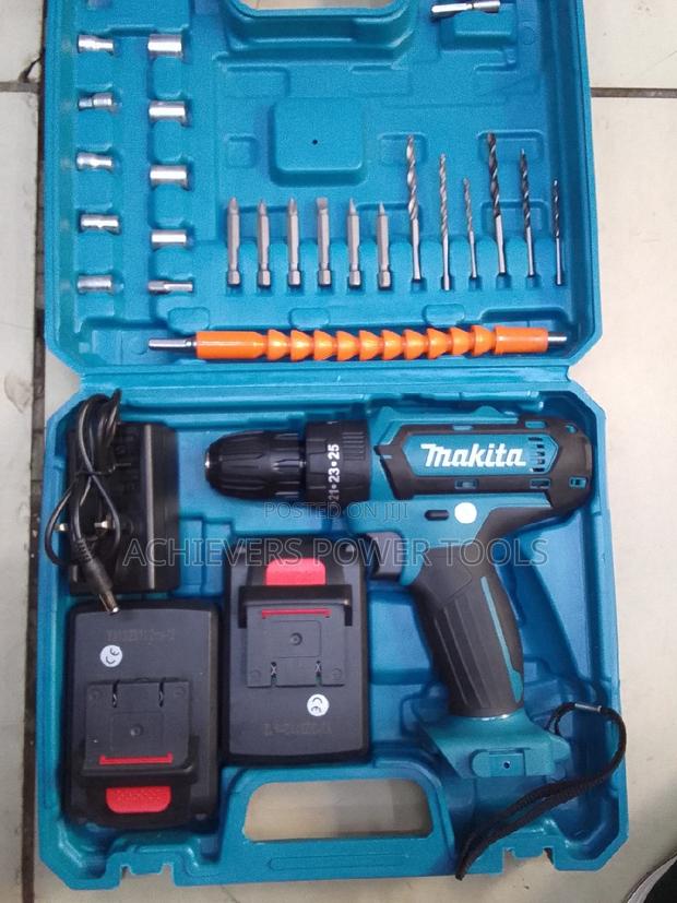 Makita Rechargeable Cordless Drill+ Drill Bits and Sockets - thumbnail 2