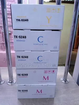 Original TK5240 Toner Kit (Yellow, Cyan, Magenta)