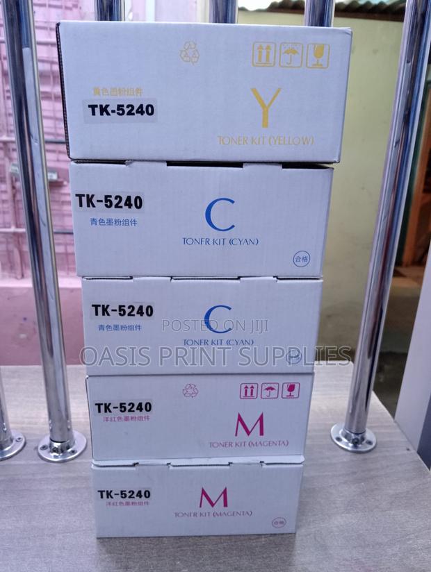 Original TK5240 Toner Kit (Yellow, Cyan, Magenta)