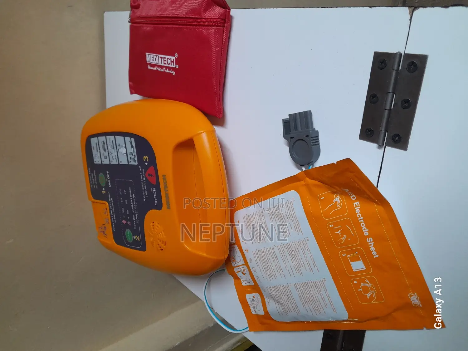 Defibrillator.