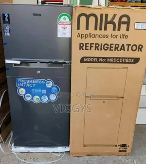 Brand New Mika 118 Litre Double Door Fridge