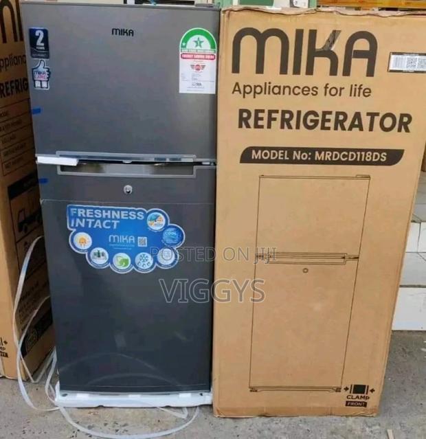 Mika 118 Litre Double Door Fridge