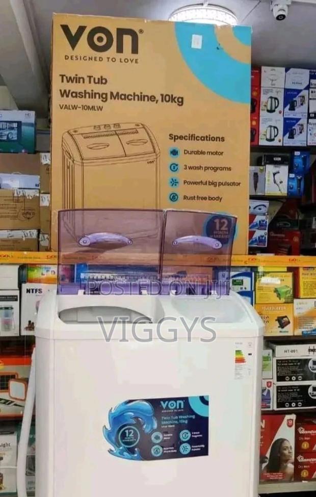 Quality 10kg Von Twin Tub Washing Machine