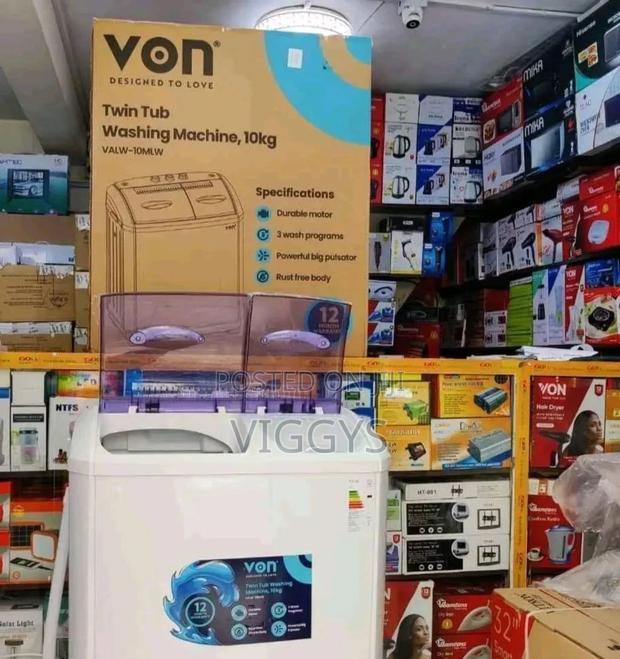 Brand New 10kg Von Twin Tub Washing Machine
