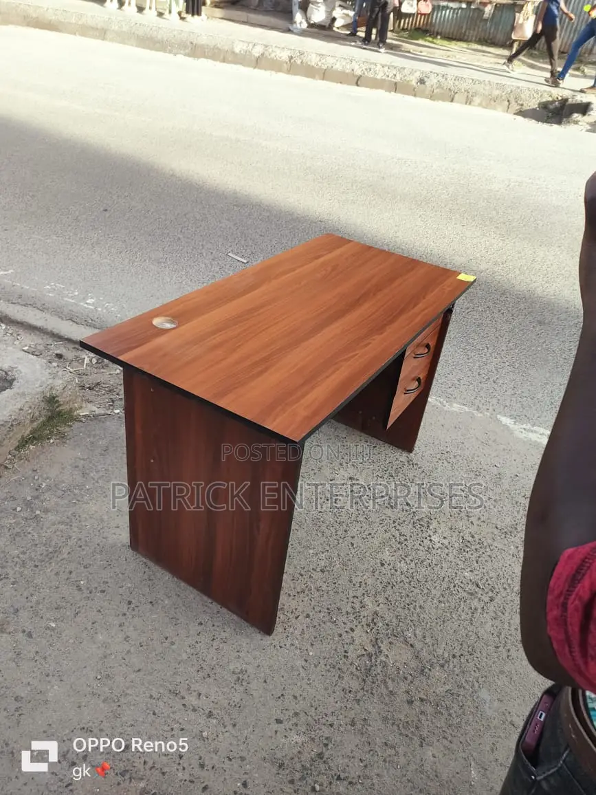 1.5 MTRS Office Desk Dark Walnut