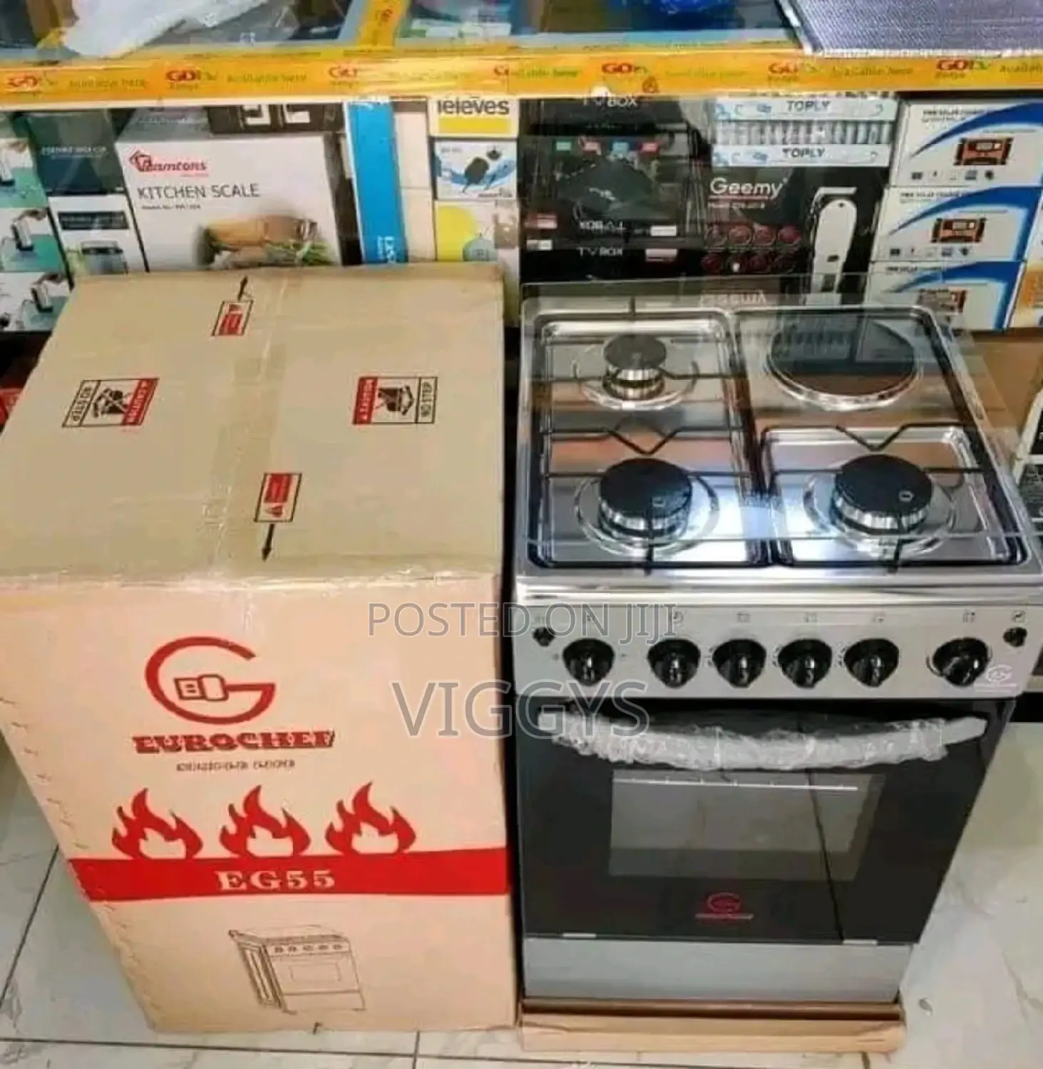 Brand New Eurochef 3+1 Cooker 50 by 55