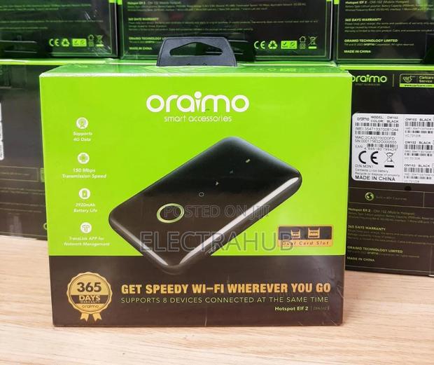Oraimo Mifi Hotspot Eif 2 4G Dual Sim Card Slot New Sealed