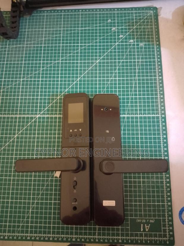 Face Recognition Camera Fingerprint Smart Door Lock - main view