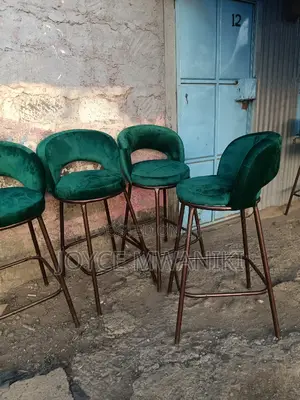 Unique Counter High Stools, Powder Coated