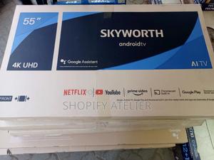 Skyworth 55" Android Ai Tv Google Assist Super Slim - thumbnail 2